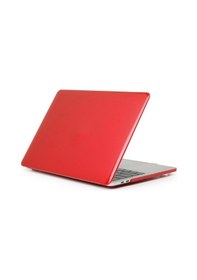 Resim Apple Uyumlu MacBook Pro 13 Pro M1 A2338 A1706 Kristal Şeffaf Kılıf Kırmızı 