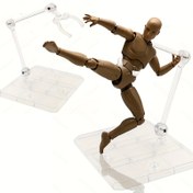 Resim 1 Adet Şeffaf Aksiyon Figürleri için Sergi Standı, Ayarlanabilir Poz Tutucu, Hareketli Kol Standı SHF Modelleri için, Model Kiti Sergileme Tabanı, Çok Amaçlı Anime Figür Standı, DIY Model Destek Çerçevesi, Gundam Figürleri için Plastik Stand 