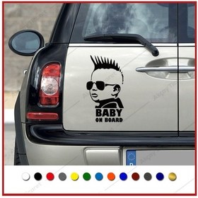Resim Baby On Board Sticker Arabada Bebek Var Oto Sticker Arma 