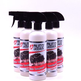 Resim AutoDeepen 5'li Avantaj Set, Araç Motor Temizleyici 500 ml, Kir ve Yağ Sökücü, Koruyucu Tabaka Oluşturur 