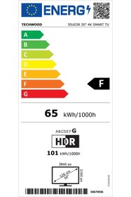 Resim Techwood 50u03r 50'' 126 Ekran Smart 4k Ultra Hd Tv 