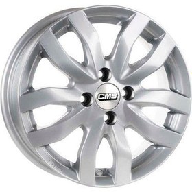 Resim CMS-985-09 6.0x15" -4x100 ET45 54.1 Racing Silver Jant (4 Adet) 