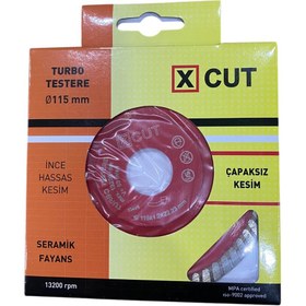 Resim kölner x cut süper ince elmas Granit Fayans Seramik Kesici ultura Ince çapaksız kesim profesyonel 115×1.2mm 