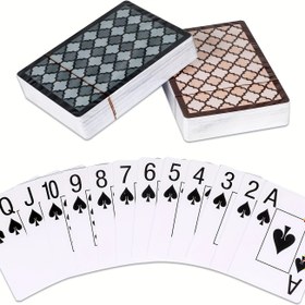 Resim Plastik Oyun Kartları, PVC Oyun Kartları, Büyük Baskı Poker Kartları, 2 Deck Kart, Kart Oyunları, Dayanıklı Deck, Kart Oyunu 