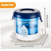 Resim Maoyaya 1300ml Yoğurt Makinesi, İnce Örgü Pres Yoğurt Üreticisi 