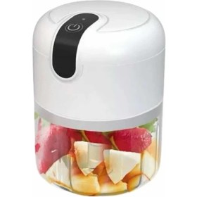 Resim Kont Mini El Rondosu Şarjlı Doğrayıcı Taşınabilir Rondo Blender 250 ml 