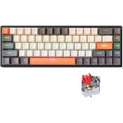 Resim 68 Tuşlu Mekanik Klavye 68 Tuş Düzeni Fn Kısayolu Tam Gölgelenme Önleyici Renkli Arka Aydınlatma Çok 