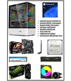 Resim RAMTECH İNTENSE-w Ryzen 5 5600 16Gb Ram 1Tb M.2 Nvme SSD RTX 5060 Gaming Masaüstü Bilgisayar Windows 11 Pro 