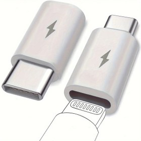 Resim Apple Lightning Dişi'den TYPE C Erkek'e Adaptör Seti - 2/5 Adet, Şarj ve Veri Aktarımına Uygun, On İki Burça Özel, Doğum Günü Hediyesi 