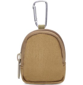 Resim Rogfer Açık Hava Spor Taşınabilir Pet Snack Torba Yuvarlak Tip Aşınma Dayanıklı Küçük Para Çanta Çamur Rengi Yeşil Yeşil 