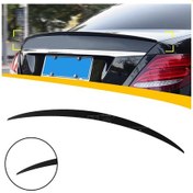 Resim Mercedes E W213 Bagaj Üstü Spoiler Parlak Siyah Spoyler Plastik İthal 2016+ 