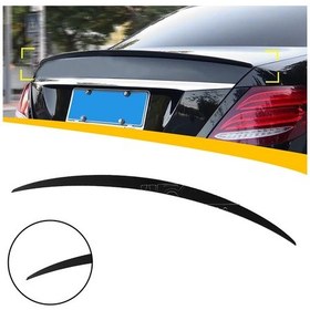 Resim Mercedes E W213 Bagaj Üstü Spoiler Parlak Siyah Spoyler Plastik İthal 2016+ 