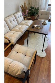 Resim MODERN Yıldız Oturma Takımı 3-1-1 Masa 