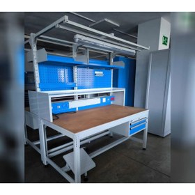 Resim İdeal Ekipman Elektronikçi Çalışma Tezgahı (1700x900x830/1920mm) 