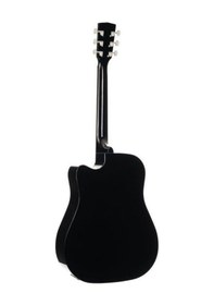 Resim Cort Earth60cebk Elektro Akustik Gitar - Siyah Başlangıç/orta Se 