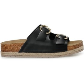 Resim Nine West Telo 3fx Siyah Kadın Düz Terlik 000000000101339615 Siyah 