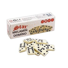 Resim Star Oyun Melamin Plastik Kutulu Domino Seti - 1096079 