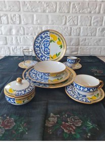 Resim RiverWorld River World 56 Parça 6 Kişilik Çeyiz Seti Lmn Serisi 