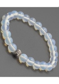 Resim Gümüştel El Sanatları Sertifikalı Opal Taşı Bileklik Aaa Kalite Orijinal Opal Taşı Doğal Taş Bileklik Çok Renkli 