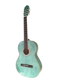 Resim Clariss Ccg-100bl Klasik Gitar Gül Klavye Kenar Şeritli Sap Ayarlı 