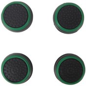 Resim Ps4/ps5/xbox Analog Koruyucu Siyah Yeşil 4lü Paket 