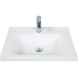 Resim Creavit ID080 İdeal Dolap Uyumlu Etajerli Lavabo 45X80 cm Beyaz 