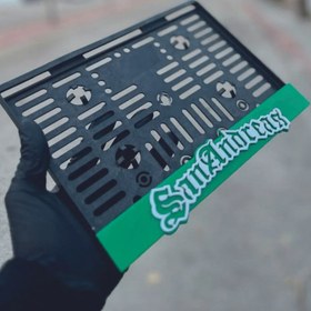 Resim GTA San Andreas Özel Tasarım Pleksi Motor Plakalık 