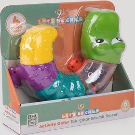 Resim Let's Be Child Tak-Çıkar Sevimli Timsah - Standart / Standart 