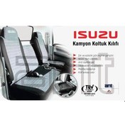 Resim Isuzu Npr Nqr Koltuk Kılıfı Gri Siyah 1997 2010 Model 