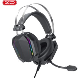 Resim Xo GE07 RGB Işıklı Mikrofonlu Oyuncu Kulaklığı - 2.1m Kablolu Profesyonel Gamer Kulaklık 