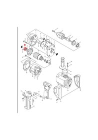 Resim Makita 6013B Rulman 608 Ürün Kodu 211031-6 