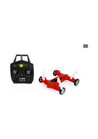 Resim Uzaktan Kumandalı Şarjlı Kırmızı Araba / Quadcopter 