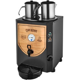 Resim Remta 2 Demlikli 23 lt Jumbo Çay Makinesi Ahşap Panel - DE11(A) 