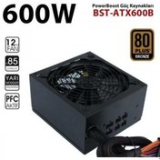 Resim AREY TEKNOLOJİ POWERBOOST 600W 80+ BRONZE BRIO BST-ATX600BEU POWER SUPPLY 