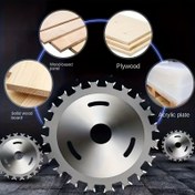 Resim Dökme Titanyum Alaşımlı 20 Dişli Çift Taraflı Testere Bıçağı Ahşap İşleme için - Keskin, Dayanıklı ve Kırılma Dayanıklı, Ahşap İşleyicileri ve Döner Araçlar için İdeal 