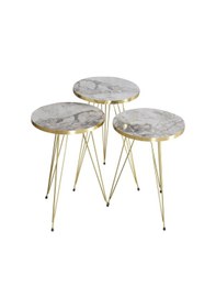 Resim Zigon Sehpa Gold Efes Tel 1043 Çok Renkli 