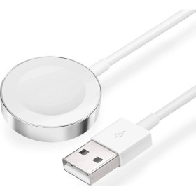 Resim Microsonic Apple Watch Uyumlu Series 5 44mm Masaüstü Manyetik Şarj Cihazı Beyaz 