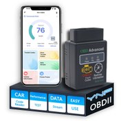Resim YNF OBD2 Kablosuz Tarayıcı OS & Android BLE OBDII Araç Diagnostik Tarama Aracı Motor Hata Kodu Okuyucu, Ücretsiz Özel Uygulama 