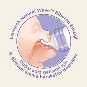 Resim Lansinoh Natural Wave Biberon Emziği - Orta Akışlı STD - STD / STD 