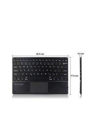 Resim Microcase Apple Uyumlu iPad Pro 11 2021 3.Nesil Bluetooth Touchpad Klavye 25 CM +Mouse + Tablet Standı AL2759 