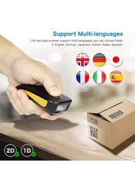 Resim Netum Qr Kablosuz Usb 1D 2D Barkod Tarayıcı 