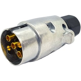 Resim Römork Fişi - Metal - 5 Pin 