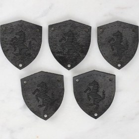 Resim Loren Crafts Figürlü Deri Arma 5 Adet - 1581 