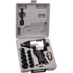 Resim Aesco W 1855 Havalı Somun Sıkma Seti, 1/2", 17 Parça 