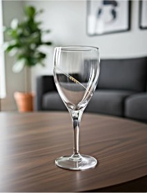 Resim Bilezik Dekor 1. Kalite Süper Taşlı 6 Adet Ayaklı Bardak Kadeh Paşabahçe Su Bardağı Şeffaf 