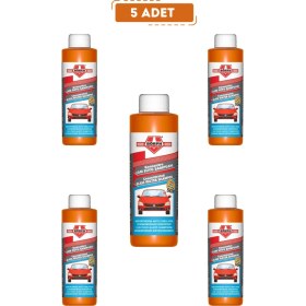 Resim Börfh OTO MOTTO Konsantre Cam Temizleme Sabunu Oto Cam Suyu Şampuanı Şeftali Kokulu 32ML ( 5 Adet ) 