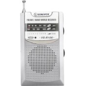 Resim Aybastılı Gri Renk Cep Tipi Analog Fm Radyo VS-R106 (81) 