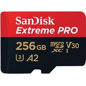 Resim Extreme Pro SDSQXCD-256G-GN6MA Microsdxc UHS-I A2 V30 Adaptörlü Hafıza Kartı Sandisk