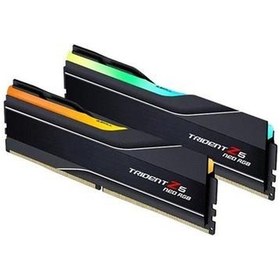 Resim Gskıll 96gb 2x 48gb Ddr5 6000mhz Cl28 Rgb Dual Kıt Pc Ram Trıdent Z5 Neo F5-6000j2836f48gx2-tz5nr 
