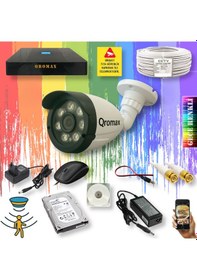 Resim 1 Kameralı Gece Renkli Hareket Algılama Turbohd Set 3908w-9004 